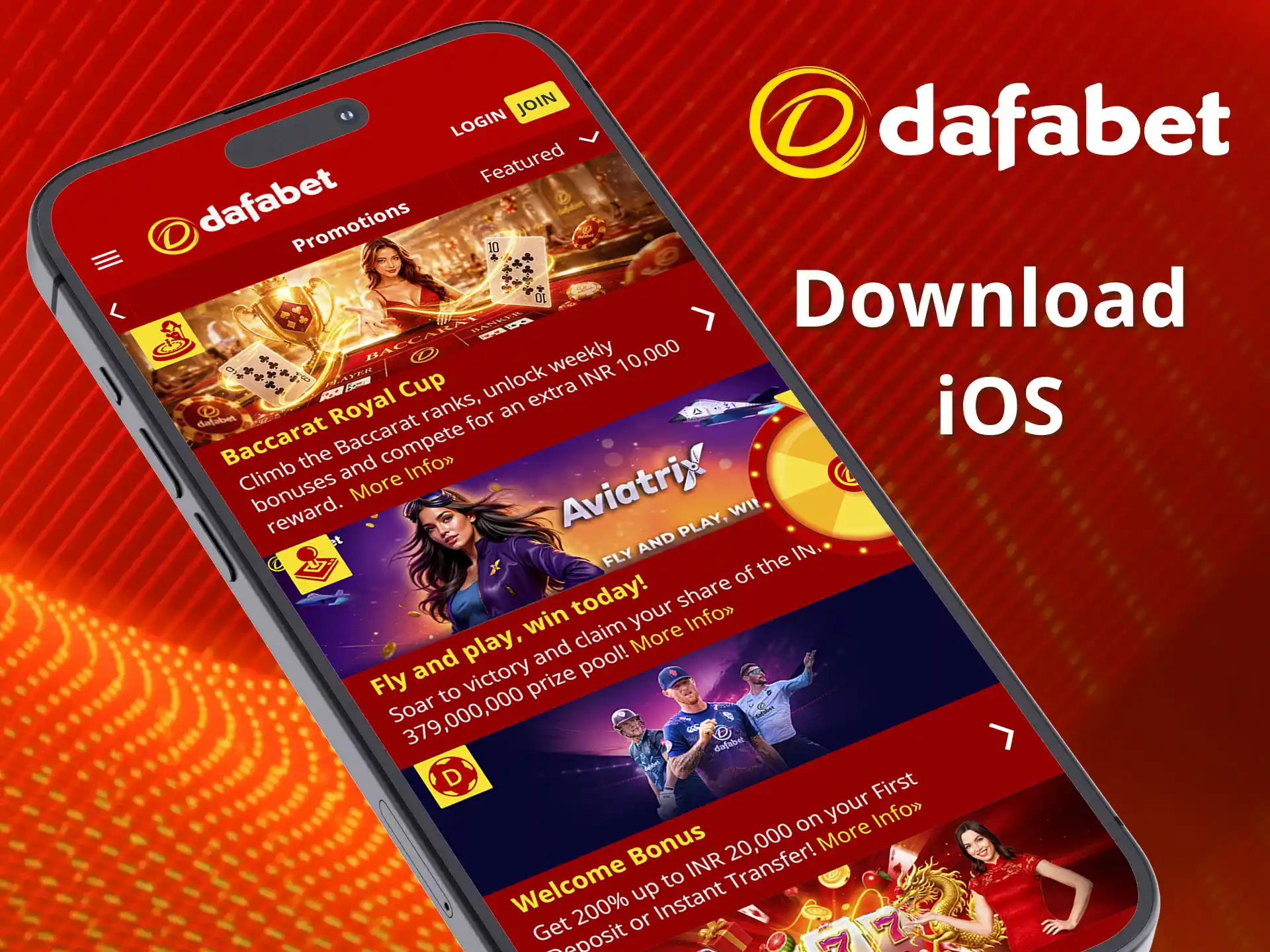 Get Dafabet iOS app for real wins.